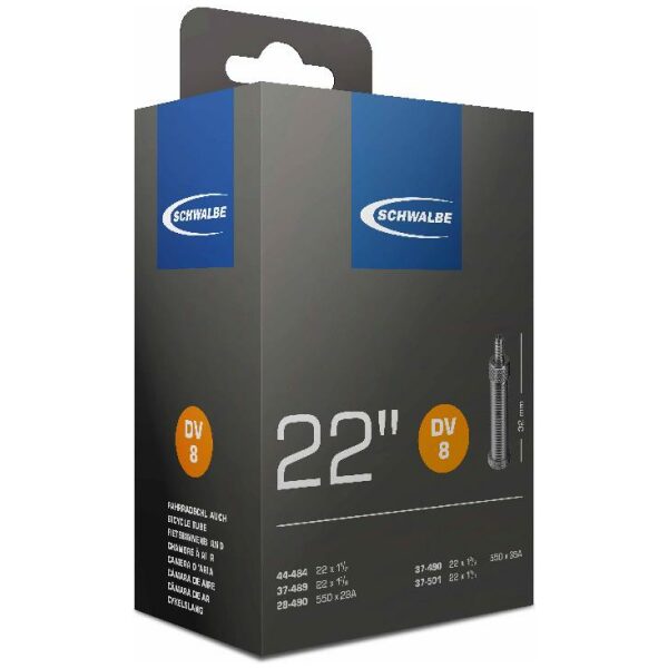 Schwalbe BIB 22X13/8-11/2 SC DV (32) DV8 Zwart