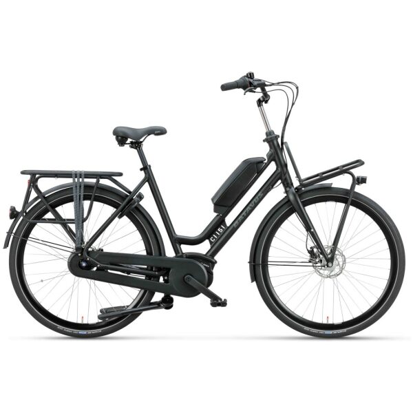 Batavus Quip Extra Cargo E-go plus Zwart Mat Dames - Afbeelding 8