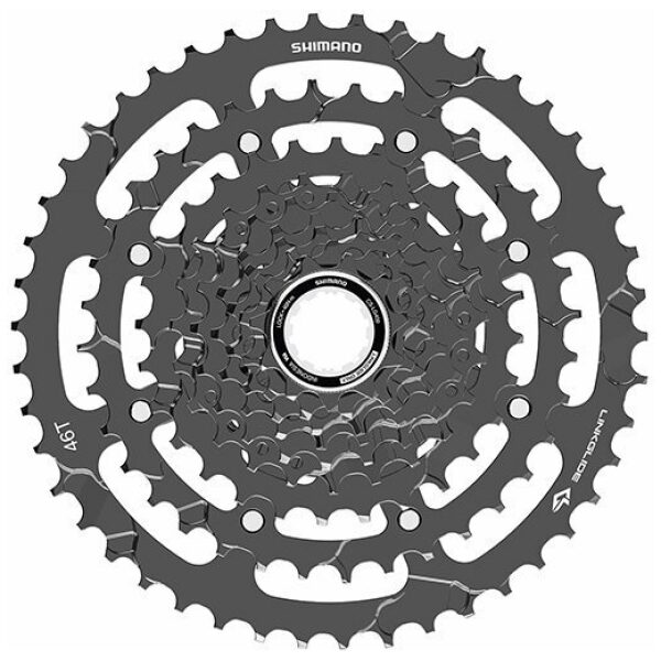 Shimano Cassette CS-LG300-9 Zwart