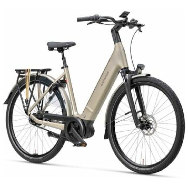 Batavus Finez E-Go Power Exclusiv - 500Wh Champagne Goud Glans Dames