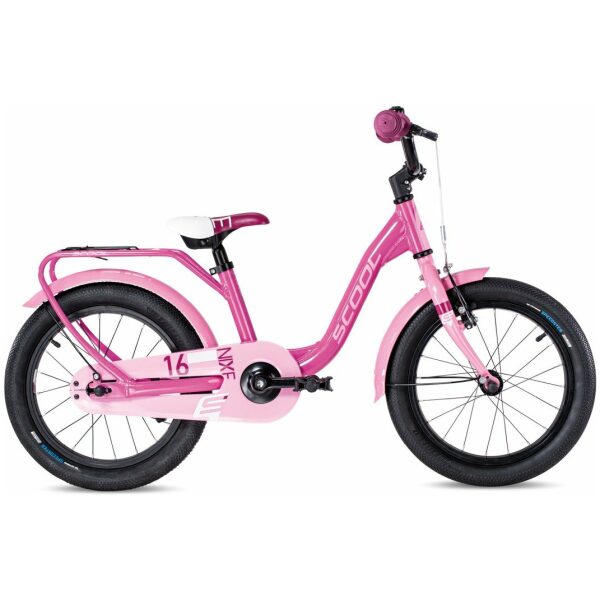 Scool niXe 16-1 1-speed terugtraprem Pink/Baby Pink Meisjes