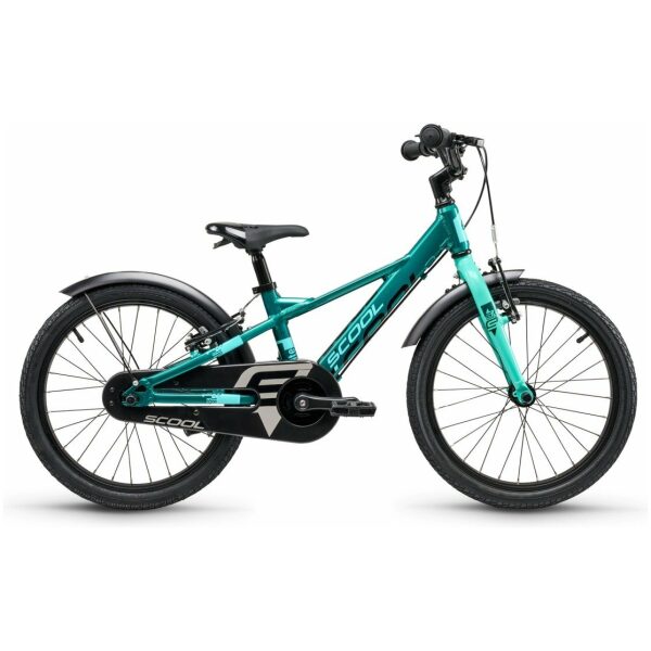 Scool XXlite EVO 18-1 1-speed vrijloop Dark Green/Mint Jongens