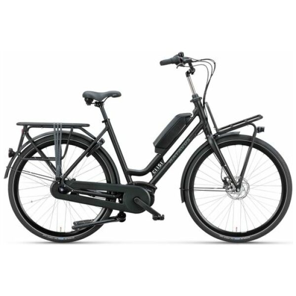 Batavus Quip Extra Cargo E-go plus Zwart Mat Dames - Afbeelding 7