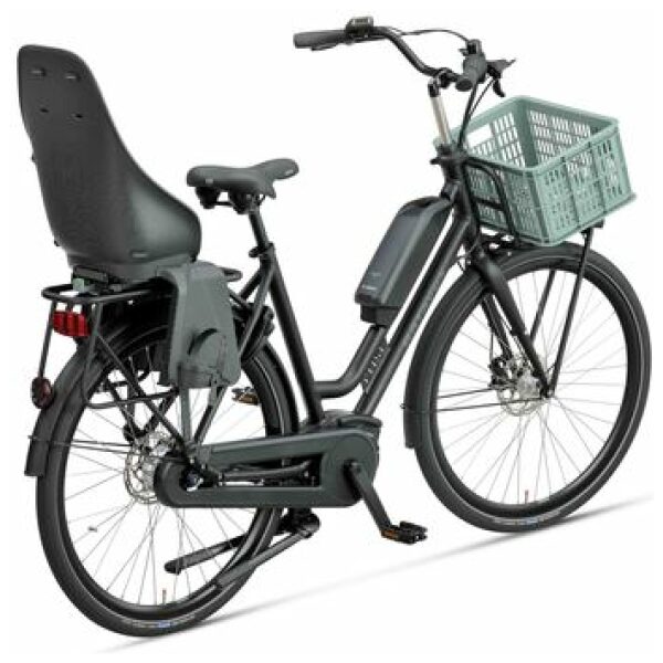 Batavus Quip Extra Cargo E-go plus Zwart Mat Dames - Afbeelding 3