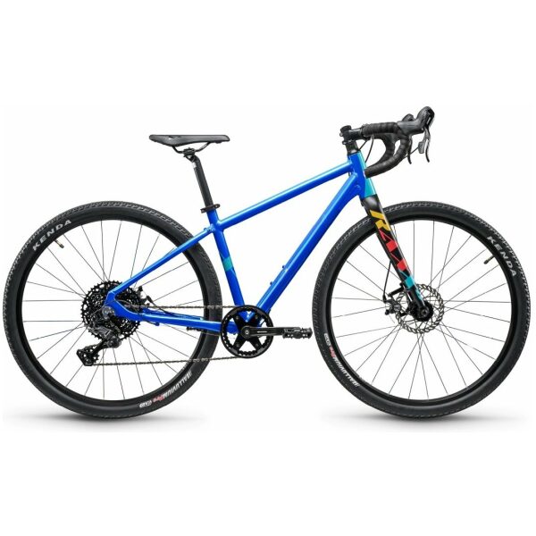 Scool raX XG 27,5 Inch Gravel Bike Flash Blue/Vegas Gold Jongens