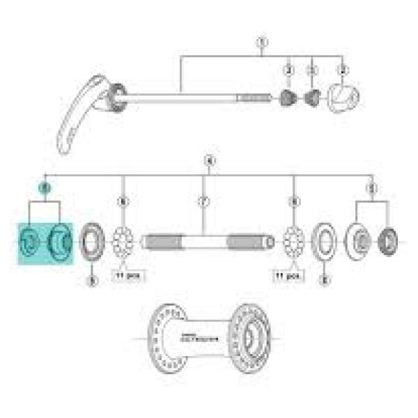 Shimano Conus Sluitmoer Unit