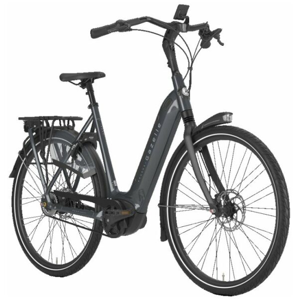 Gazelle Grenoble C5 HMB - 500Wh Anthracite Grey Glans Dames - Afbeelding 3