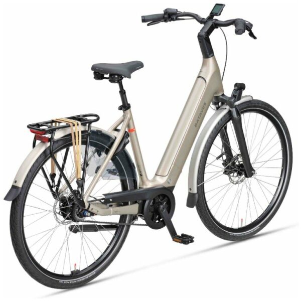 Batavus Finez E-Go Power Exclusiv - 500Wh Champagne Goud Glans Dames - Afbeelding 4