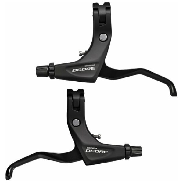 Shimano Remhendels BL-T610 Deore VR+HR V-Brake 2 Finger Paar Zwart - Afbeelding 2