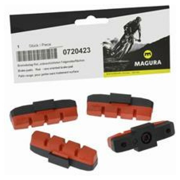 Magura REMRUBBER MAG HS33 RO SET A 4 Rood - Afbeelding 2