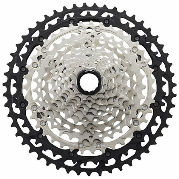 Shimano CASSETTE SH 12V XT DEORE M8100 10-51 ZI/ZW Zilver/Zwart