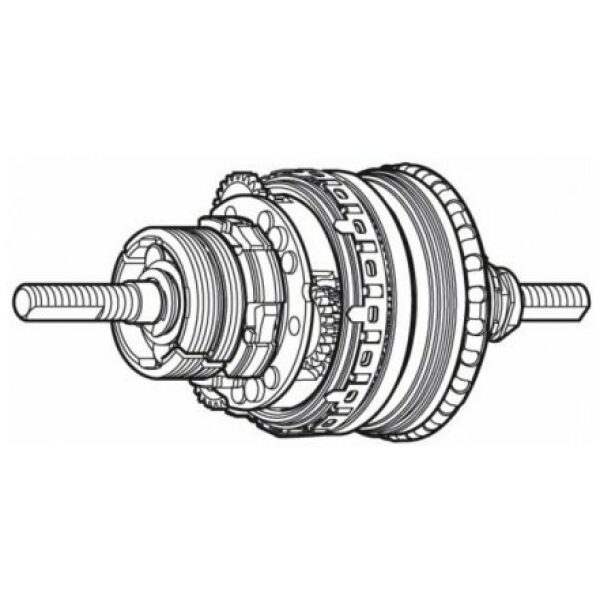 Shimano Binnenwerk (184mm As)