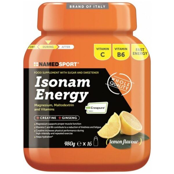 Namedsport Drink/Getränkepulver Isonam Energy Lemon 480 g