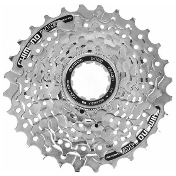 Shimano Cassette CS-HG51-8 8/11-28 Zilver