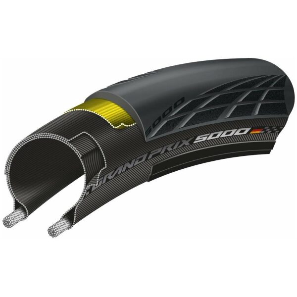 Continental Race Grand Prix 5000 23-622 700x23C Zwart - Afbeelding 2