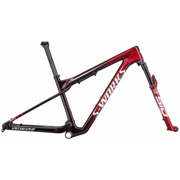 Specialized Epic Wc Sw Frmset Redtnt/flksil/grnt