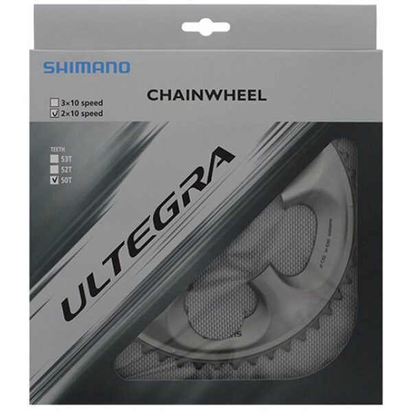 Shimano SHIM.KETTINGBLAD ULTEGRA 50T.5A.110GAT ZIL 6750 Y1LL98010 Silber