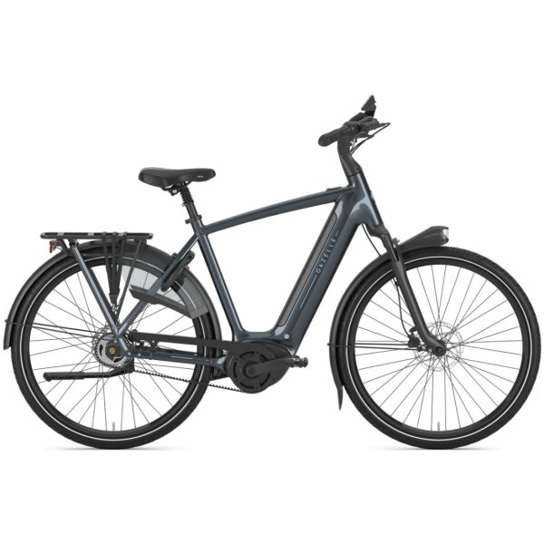 Gazelle Grenoble C5 - 600Wh Anthracite Grey Glans Heren