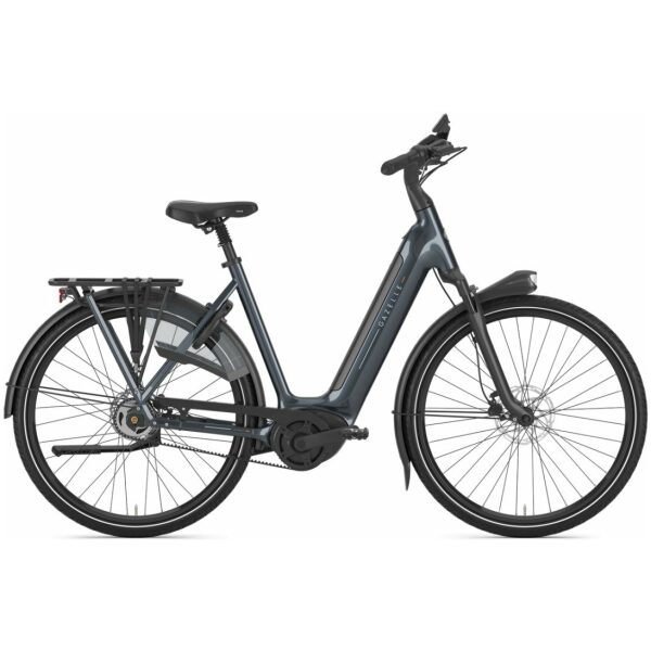 Gazelle Grenoble HMB C5 - 600Wh Anthracite Grey Glans Dames