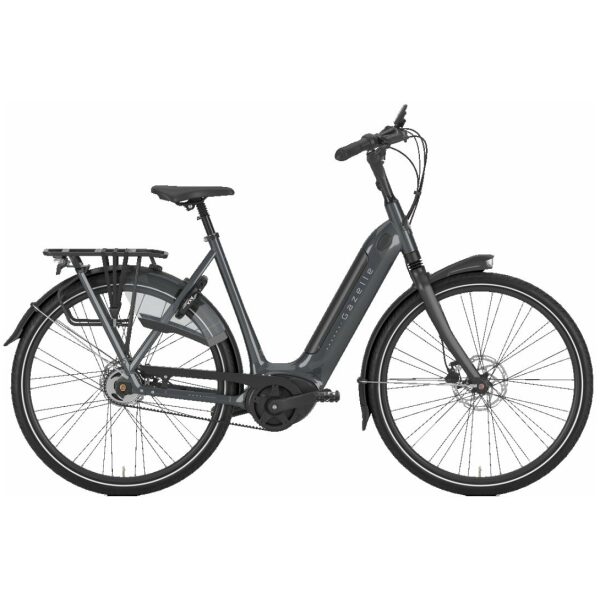 Gazelle Grenoble C5 HMB - 500Wh Anthracite Grey Glans Dames - Afbeelding 4