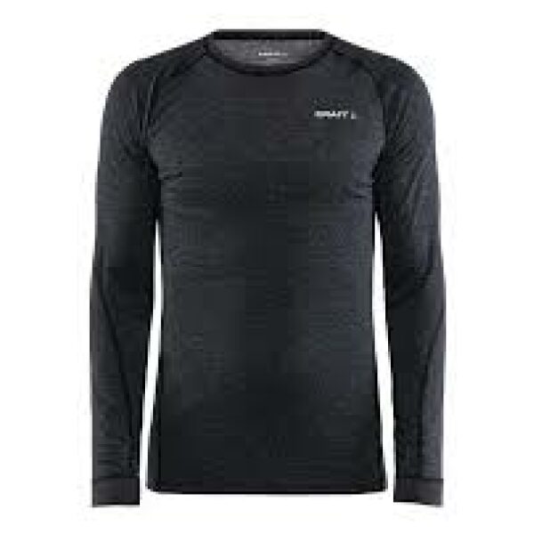 Craft CORE WOOL MERINO LS TEE BLACK MELANG BLACK MELANGE