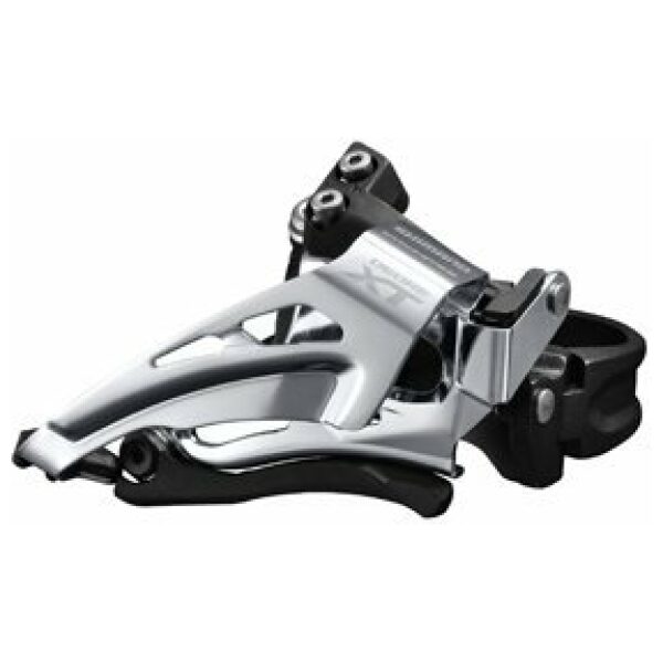 Shimano Voorderailleur FD-M8025 Deore XT 2/11 voud Top S 34,9++ 66-69 Zilver/zwart