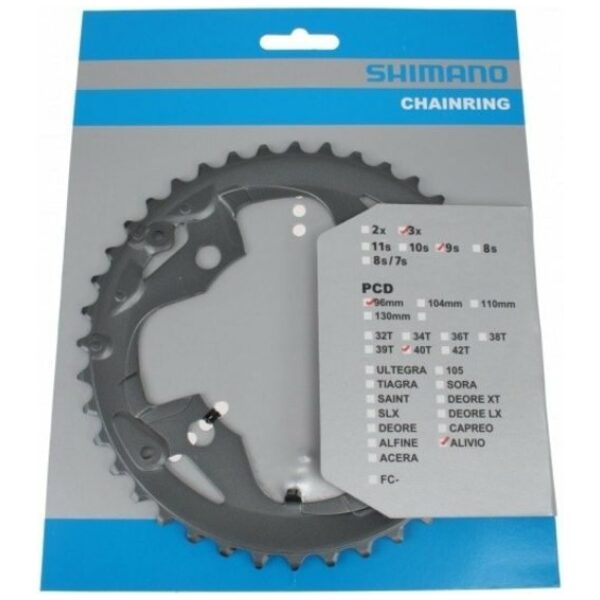 Shimano Kettingblad 40T Alivio Zwart