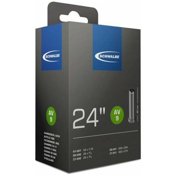 Schwalbe BIB 24X11/8-13/8-175 SC AV (40) AV9 Zwart