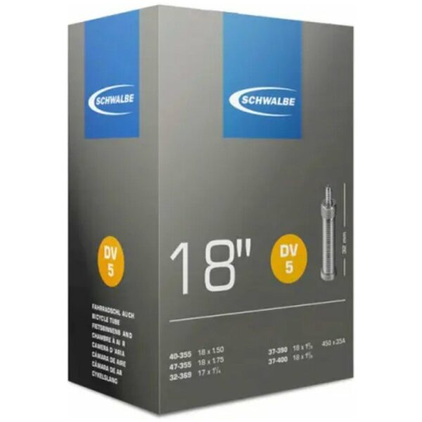 Schwalbe BIB 18X11/4-13/8-175 SC DV (32) DV5 Zwart - Afbeelding 3