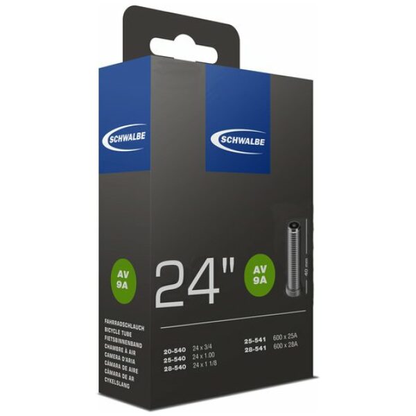 Schwalbe Binnenband Nr. 9 A 540-541 - 20-28 24" AV9 A BLACK