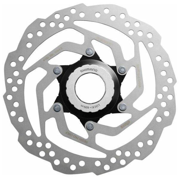 Shimano Remschijf / Rotor RT 10 160 mm Center Lock Silber