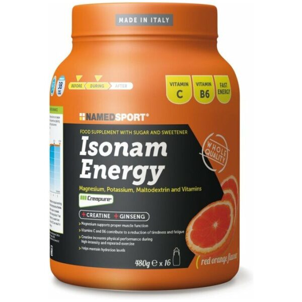 Namedsport Drink/Getränkepulver Isonam Energy Orange 480 g