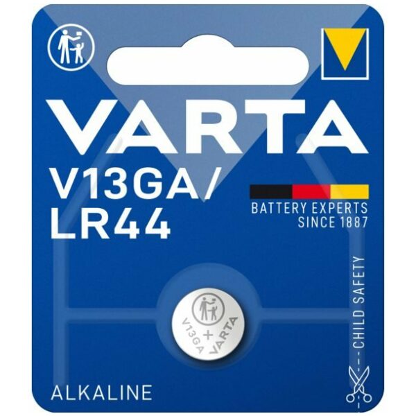 Varta BATT VA LR44/V13GA KNOOP Zilver