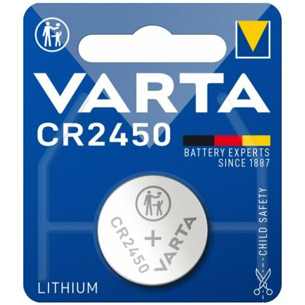 Varta BATT VA CR2450 KNOOP Zilver