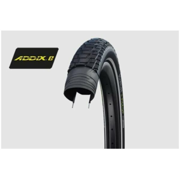 Schwalbe BUB 20X235 SC 60-406 R PICKUP AE SD ZW Zwart