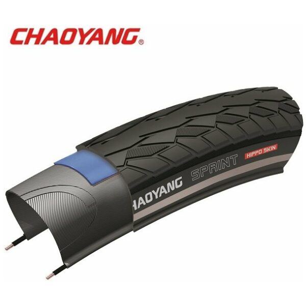 Chaoyang 28x1 5/8x1 3/8 Sprint RS met 1.5mm Kevlar-Fl BLACK