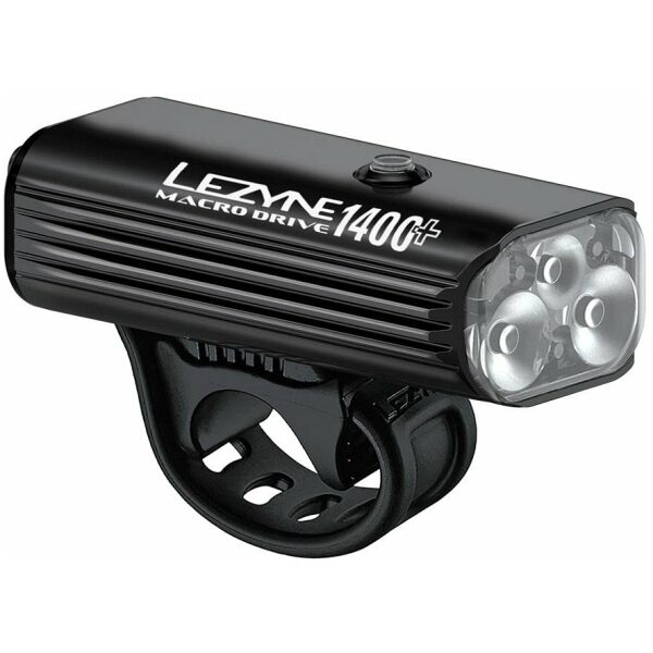 Lezyne MACRO DRIVE 1400+ FRONT SATIN BLACK