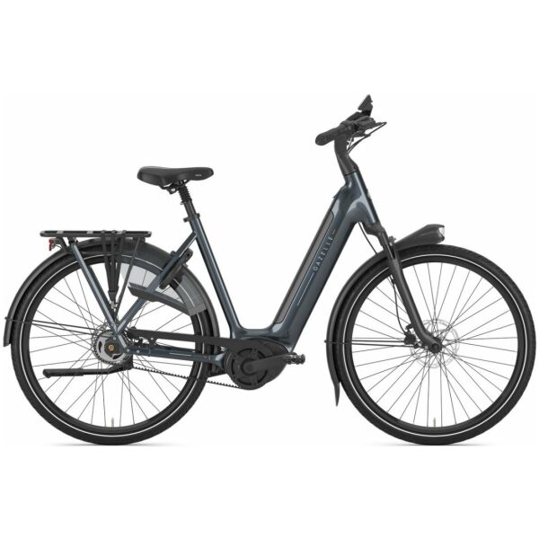 Gazelle Grenoble C5 - 600Wh Anthracite Grey Glans Dames