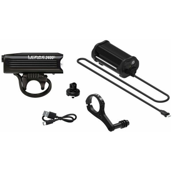 Lezyne MEGA DRIVE 2400+ LOADED KIT BLACK