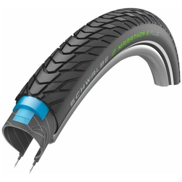 Schwalbe BUB 28X150 SC 40-622 R MARATHON E PLUS ASDG ZW Zwart