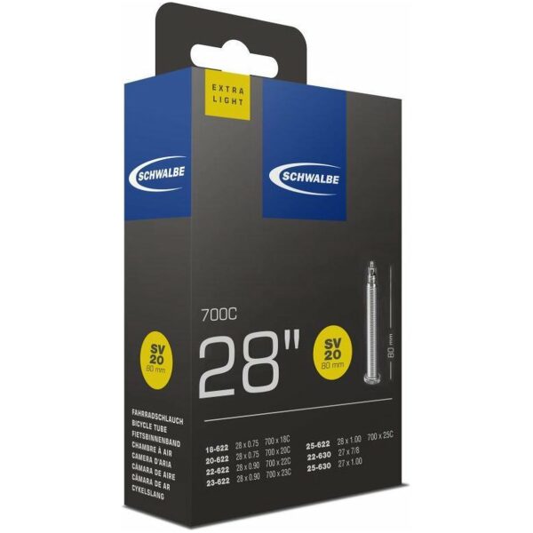 Schwalbe BIB 28X3/4-1 SC SV (80) XLIGHT SV20 BLACK